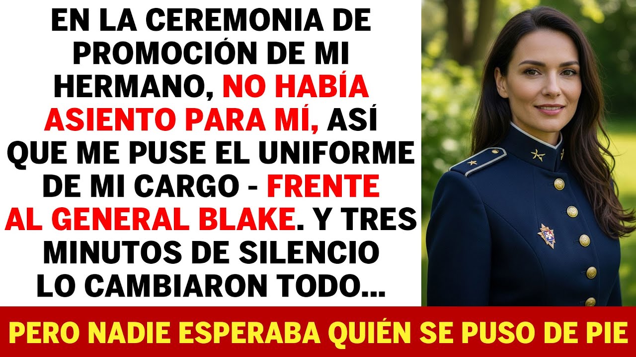 En La Ceremonia De Mi Hermano, Mi Nombre No Estaba En La Lista—Volví Con Mi Uniforme
