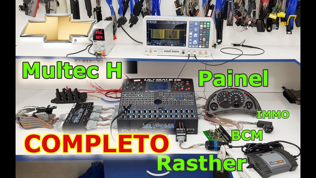 Módulo Multec H Com Painel e BCM Corsa 1.0 no Ultimate ECU Test 2.0