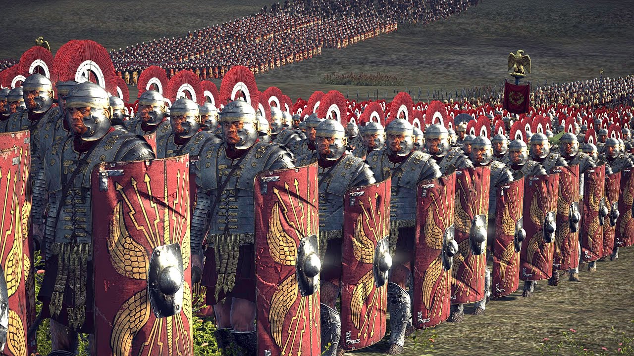 Rome Vs Germanic Tribes | 10,000 Unit cinematic battle | Total War Rome II