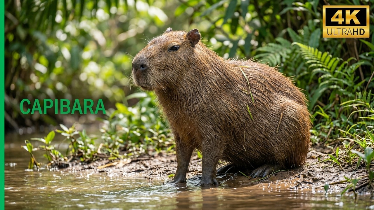 CAPIBARA: El animal más popular del mundo | Documental animal-4K