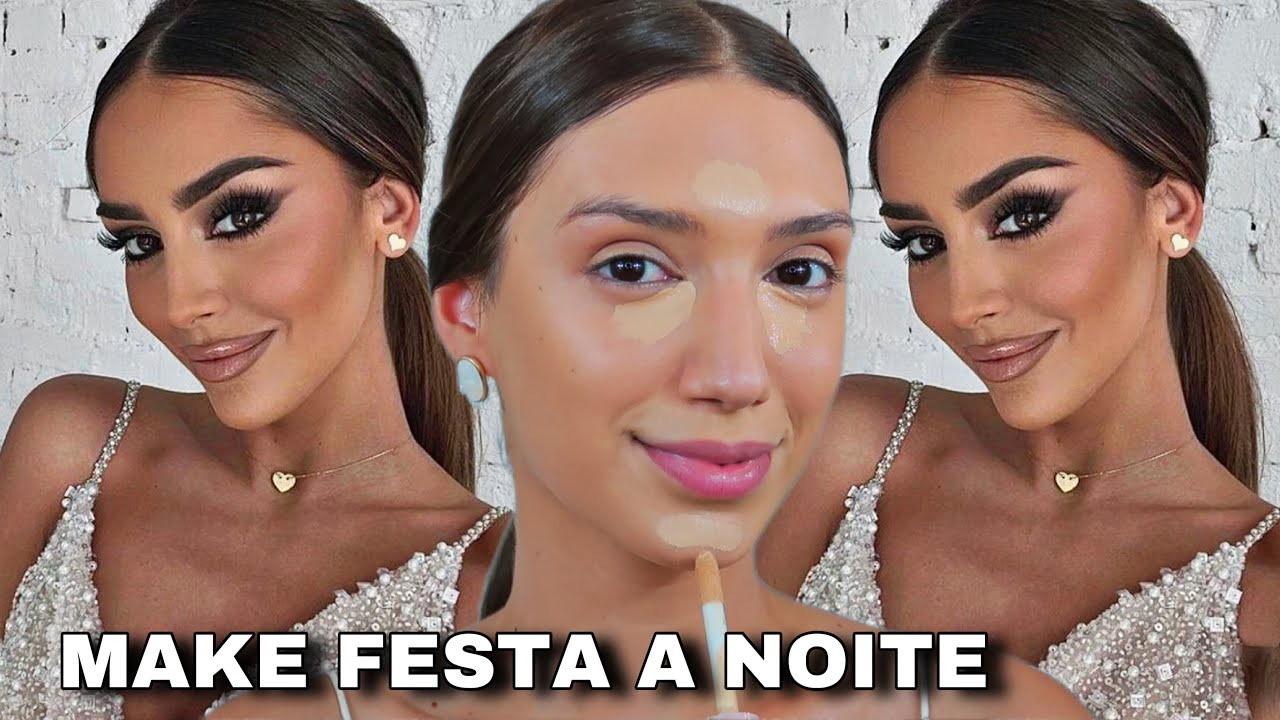 MAQUIAGEM PRA FESTA A NOITE *OLHO ESCURO MARCANTE* FÁCIL DE REPRODUZIR | MAKE PRA ARRASAR NA FESTA