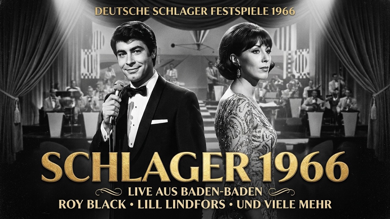 Deutsche Schlager Festspiele 1966 - u. a. mit Roy Black, Mary Roos, Margot Eskens und Lill Lindfors