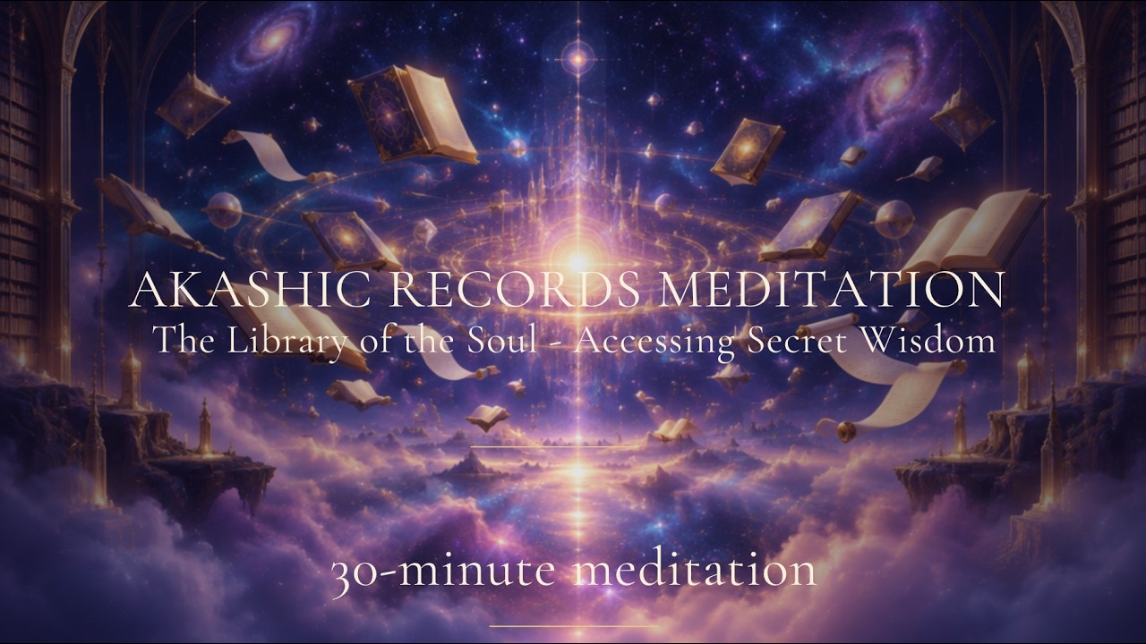 AKASHIC RECORDS MEDITATION 💜 Accessing Secret Wisdom 25-minute meditation