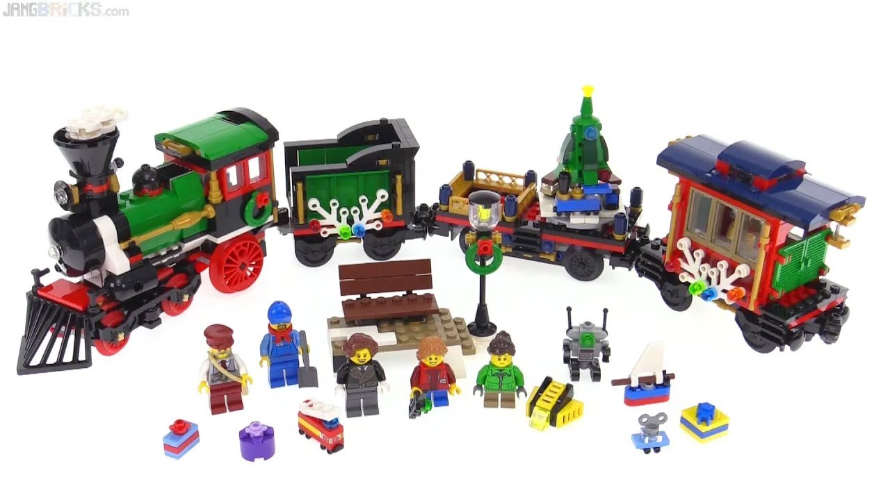 🔄 LEGO Creator 2016 Winter Holiday Train review & test! 10254 re upload