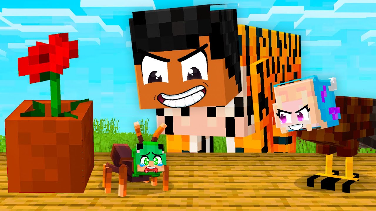 Viramos ANIMAIS no ESCONDE ESCONDE no Minecraft