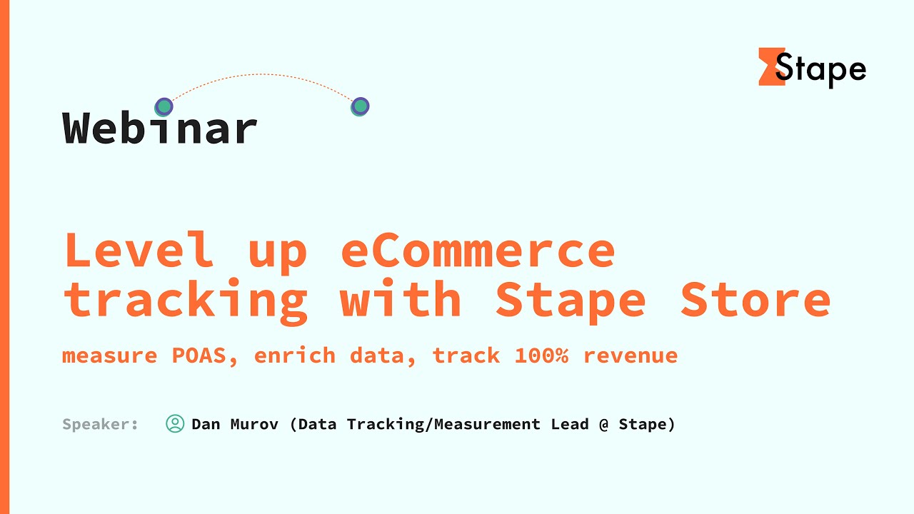 Stape Store: track 100% revenue, enrich data & measure Profit on Ad Spend | Webinar recording