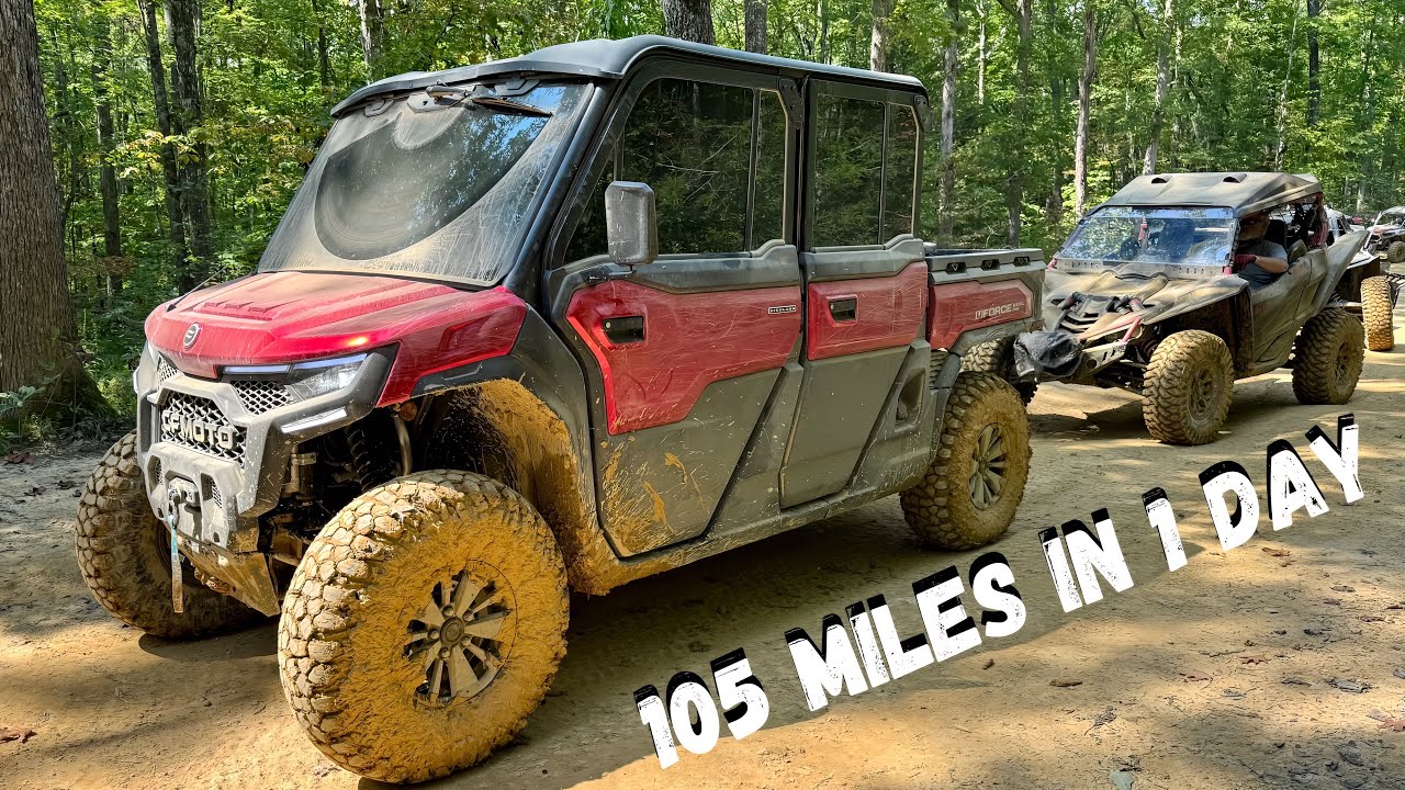 CFMOTO Highland & UFORCE attempt 105 miles in the Mountains in 1 day | Royal Blue to Windrock
