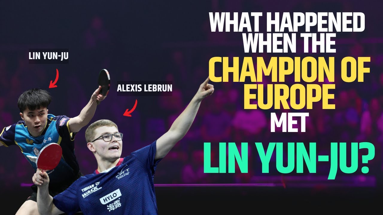PURE CRAZINESS!! Lin Yun-ju vs Alexis Lebrun | 林昀儒 vs 亚历克西斯·勒布伦 | WTT Frankfurt 2024 | 4K Best Angle