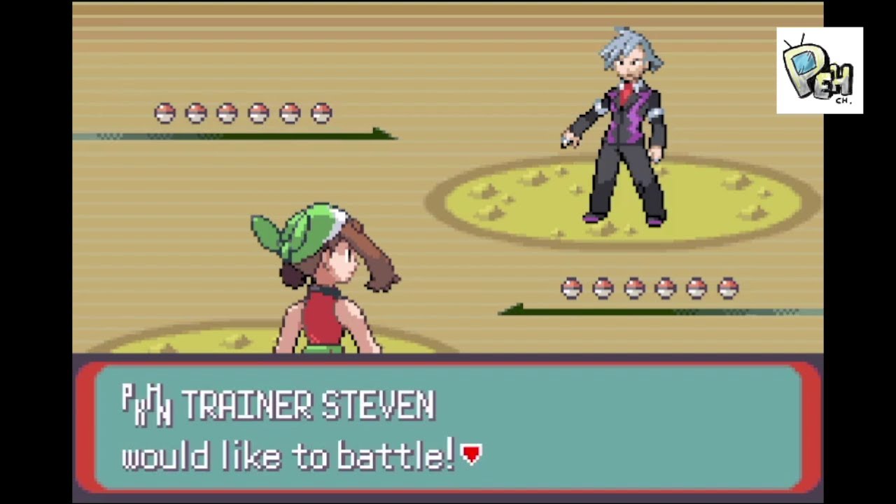 True Champion's Steven Fight in Pokemon Emerald