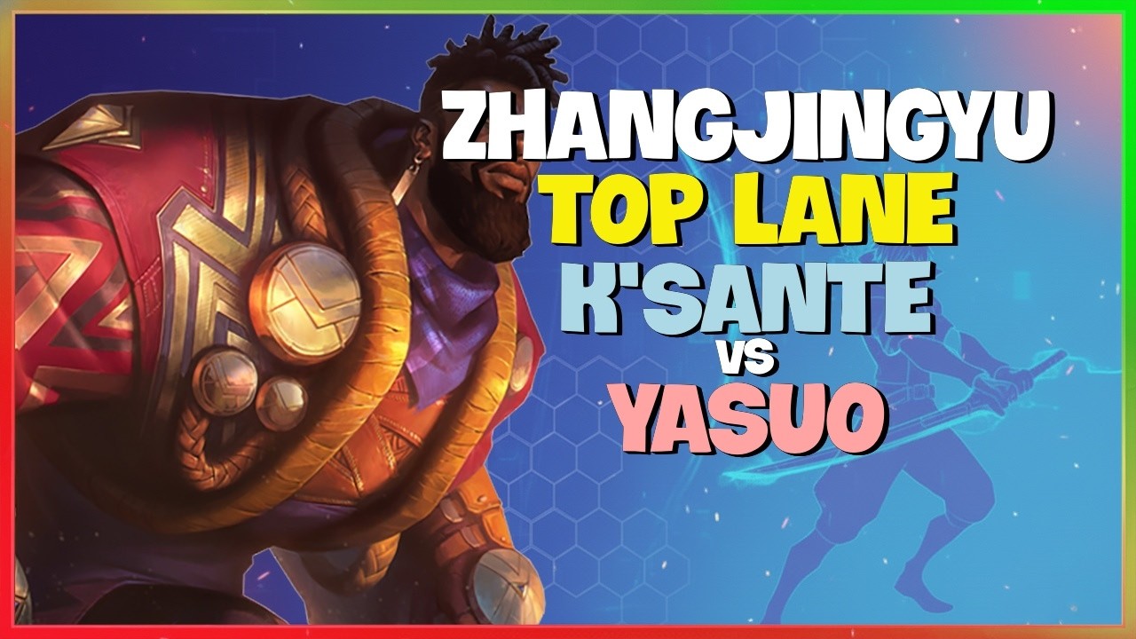 ZhangJingyu K'Sante : This Dude is CRUSHING the Super Server Yasuo with CLEAN Mechanics