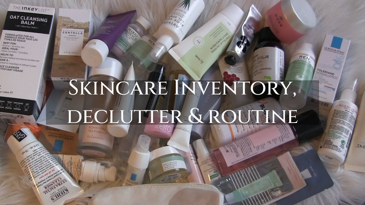 Skincare Inventory, declutter and daily routine 2025