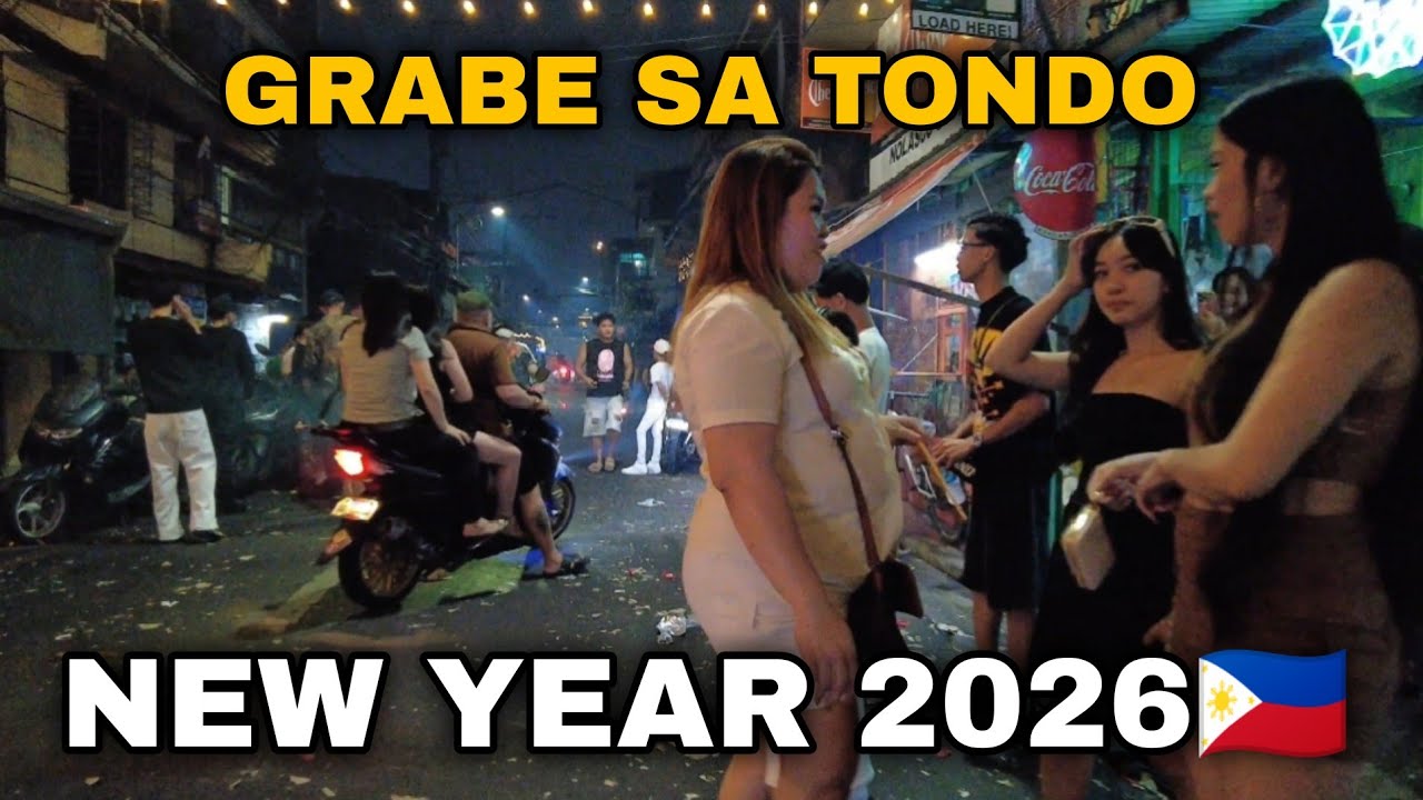 NEW YEAR in the PHILIPPINES Tondo Manila 2026 SCENES 🇵🇭