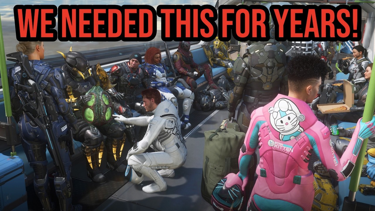 Star Citizen Alpha 4.8 Tech Preview - NEW TRANSPORT SYSTEM - Are Elevators Safe Now?!