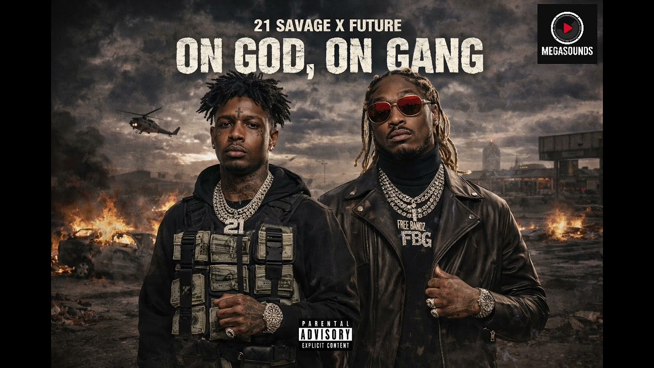 21 savage ft Future- ON GOD, ON GANG (official music lyrics video 2026)