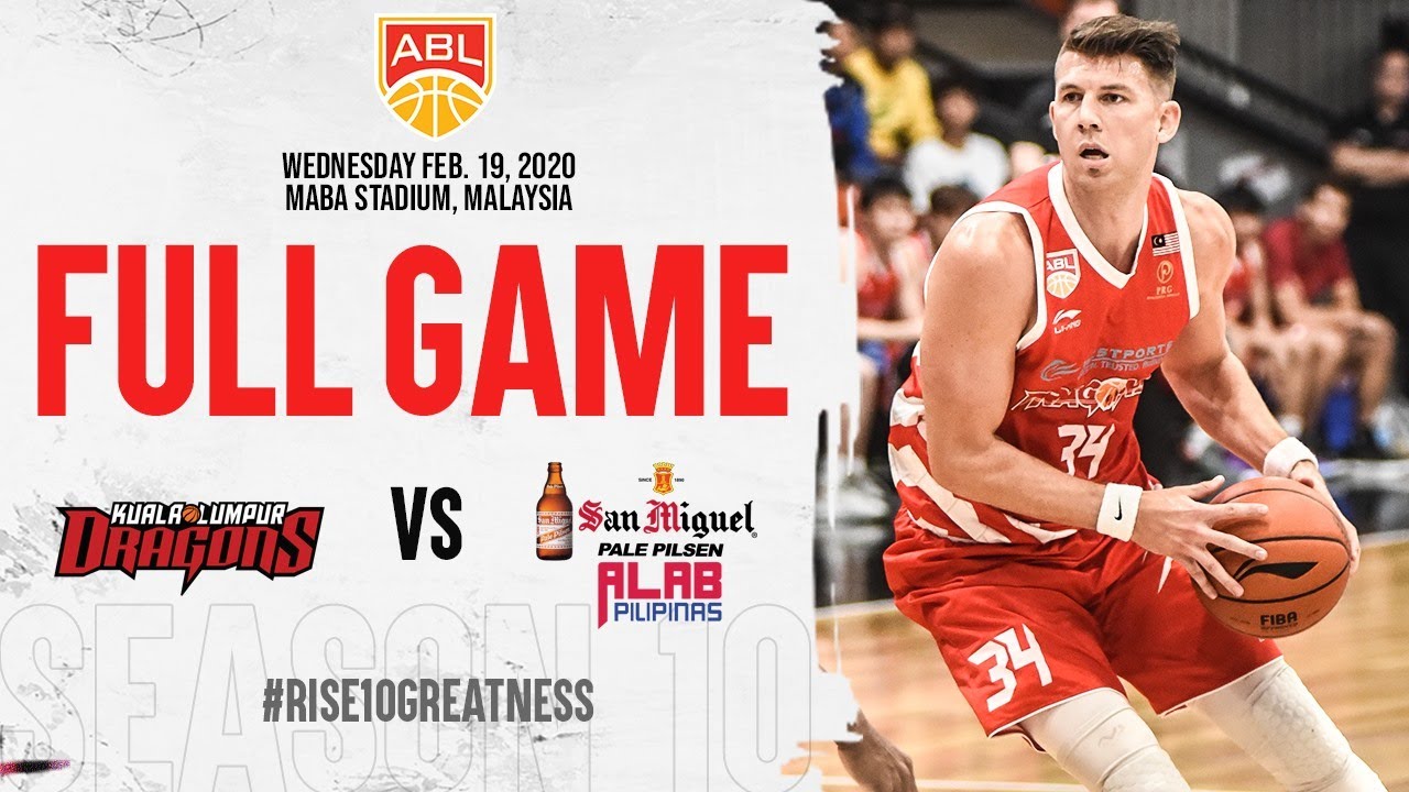 Kuala Lumpur Dragons v San Miguel Alab Pilipinas | FULL GAME | 2019-2020 ASEAN Basketball League