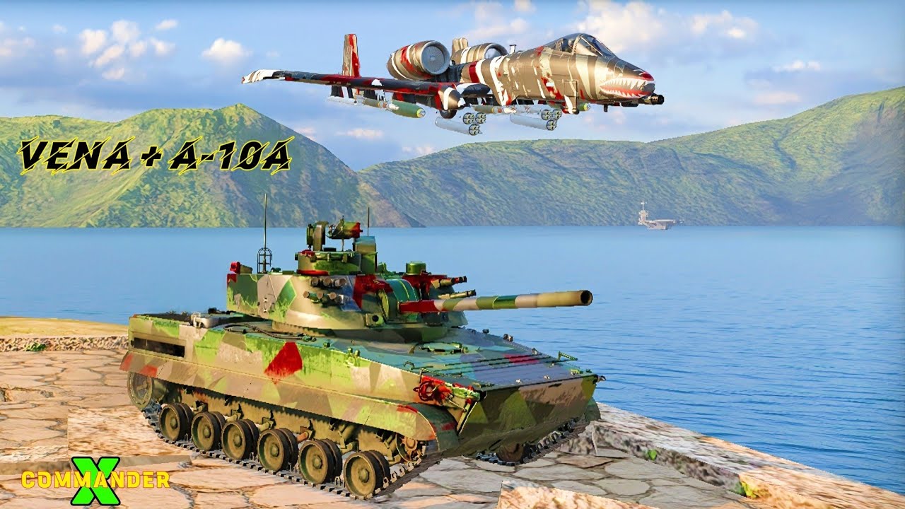 2C31 Vena и A 10A Warthog – решающее противостояние огневой мощи | Танковые сражения MWT