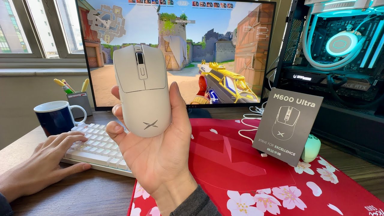 Novo Delux M600 Ultra - Mouse Barato com bom custo beneficio