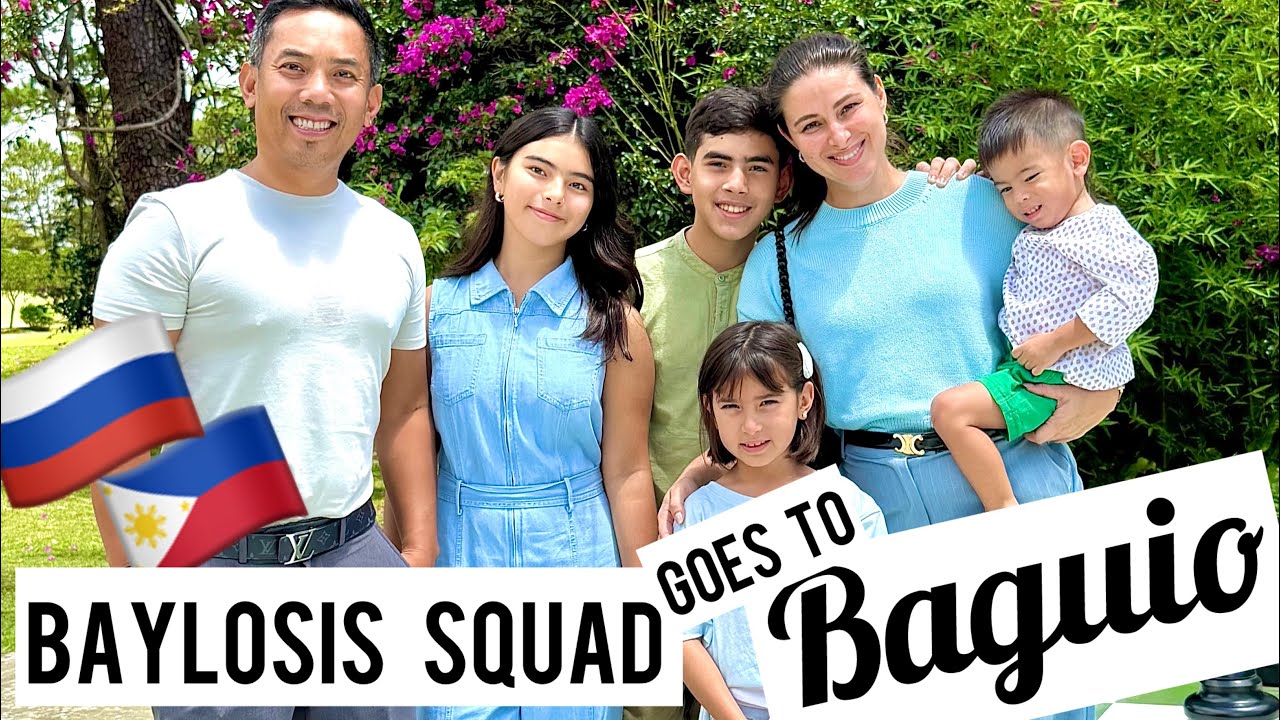 Filipino Russian Family Goes to BAGUIO