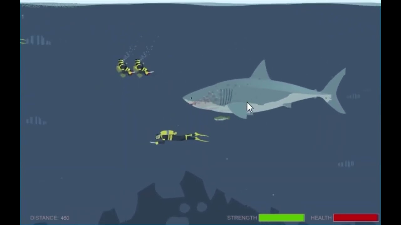 Mad Shark - My First Flash Game ~year 2000