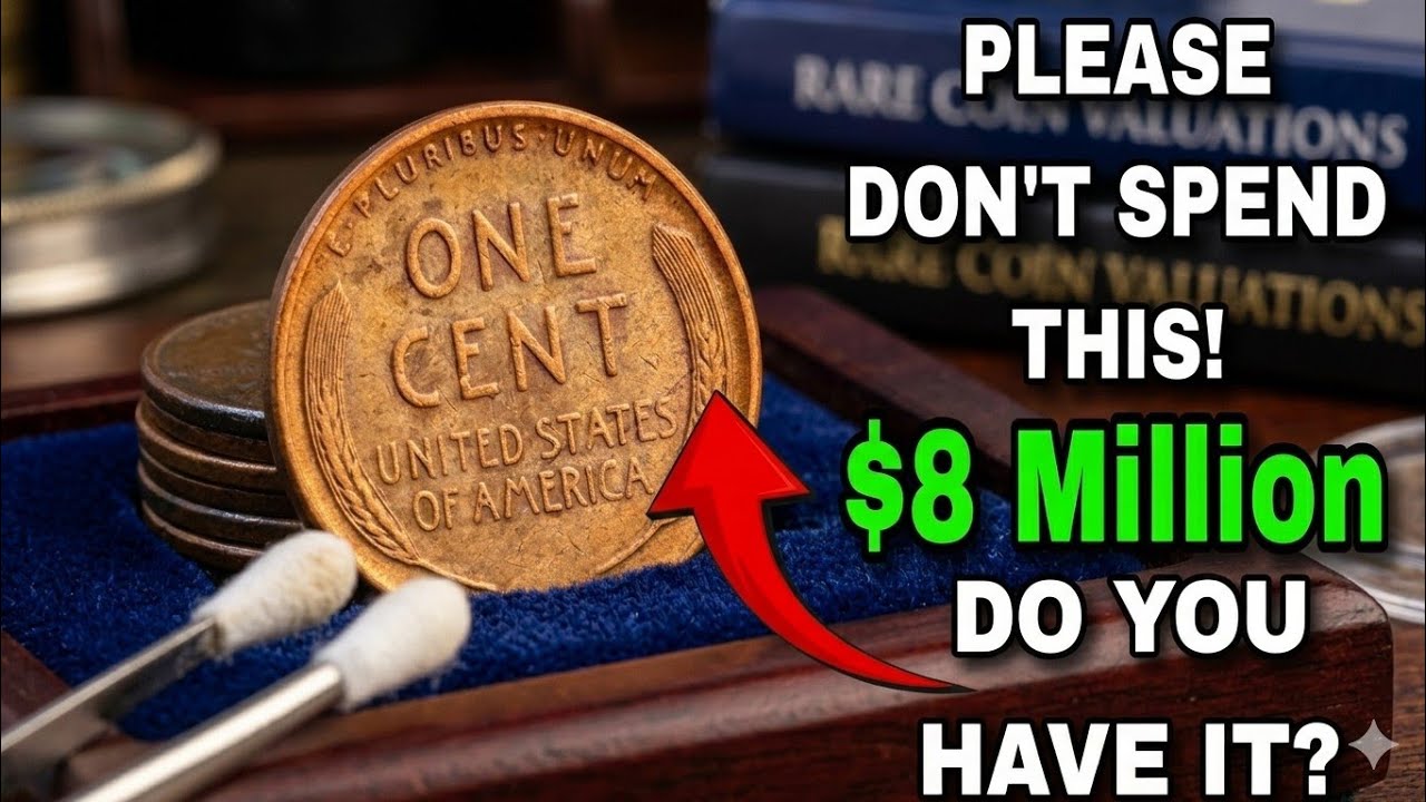 $8.4 MILLION Lincoln Wheat Penny 1942 – Rare USA Coin Worth a Fortune! 💰