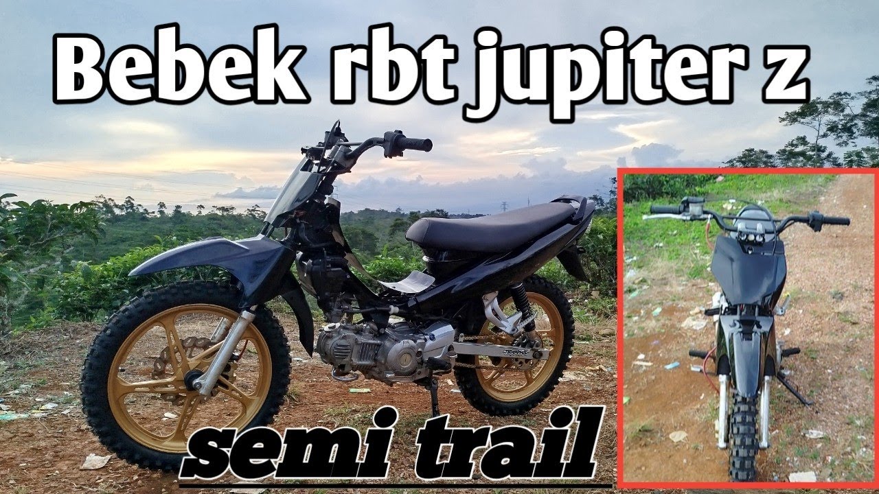 Bebek RBT jupiter z semi trail kece banget