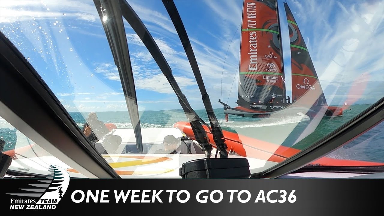 One Week to Go to the 36th America's Cup