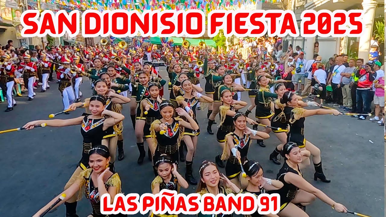 Las Piñas Band 91 Drill and Majorette Performance | San Dionisio Parañaque City Fiesta 2025