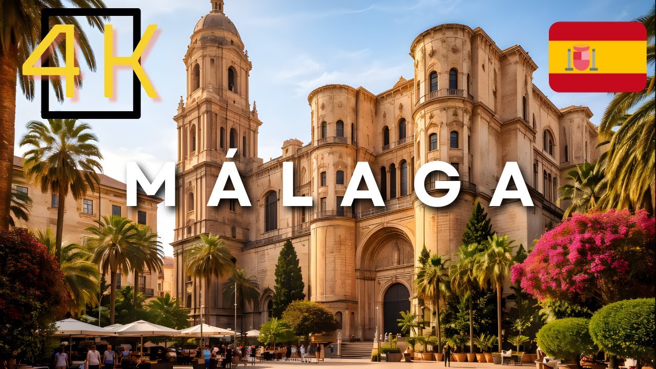 Málaga Walking Tour (4K) | Mediterranean Marvel | Andalusia, Spain 🇪🇸