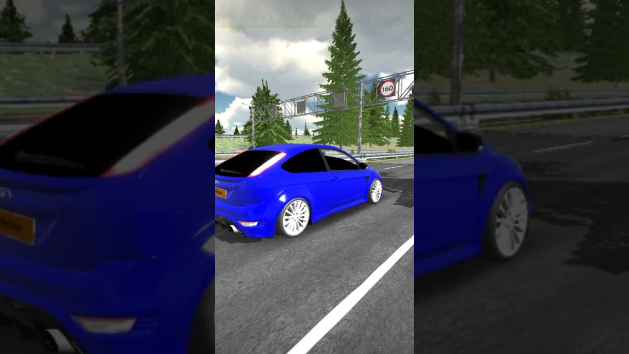 Ford Focus RS FULL THROTTLE #CPM1 #fordfocusrs #fordfocus #ford #exhaustsound #carparkingmultiplayer