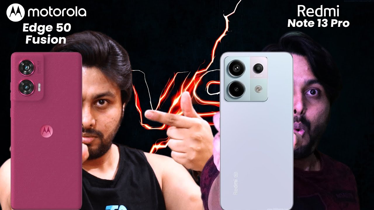 Moto Edge 50 Fusion vs Redmi Note 13 Pro Full Comparison in Hindi | Which one to buy? 🤔🤔