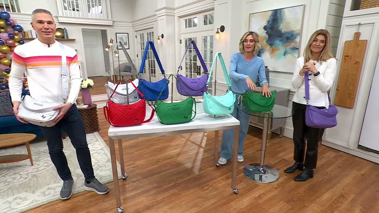 Lug Matte Luxe Shoulder Bag w/ Crossbody Strap - Harmony on QVC