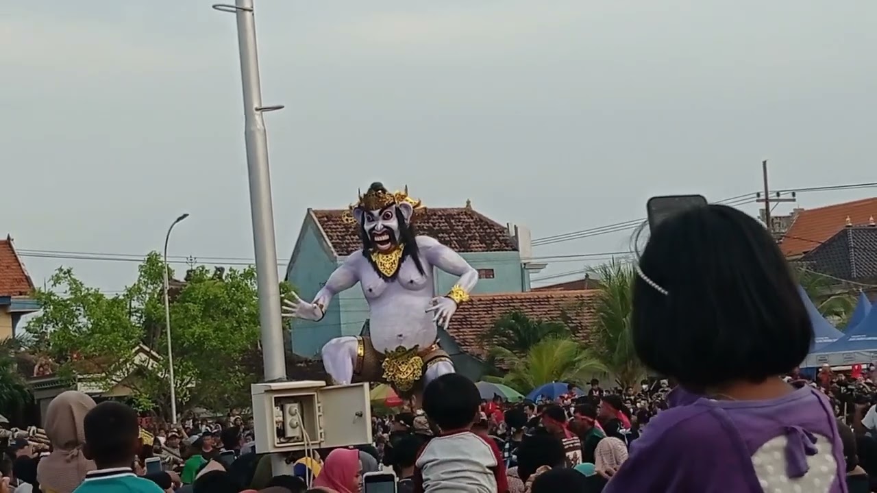 Satu desa 3 agama, toleransi yang luar biasa, ogoh_ ogoh 2023 di desa balun turi lamongan_
