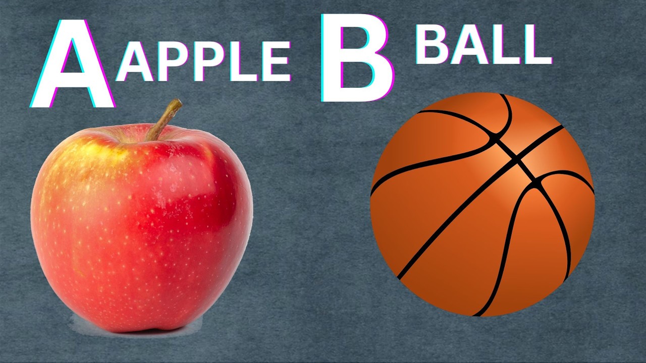 A For Apple found in a Castle B for Ball #learning #apple #balloon #hhkidsportal