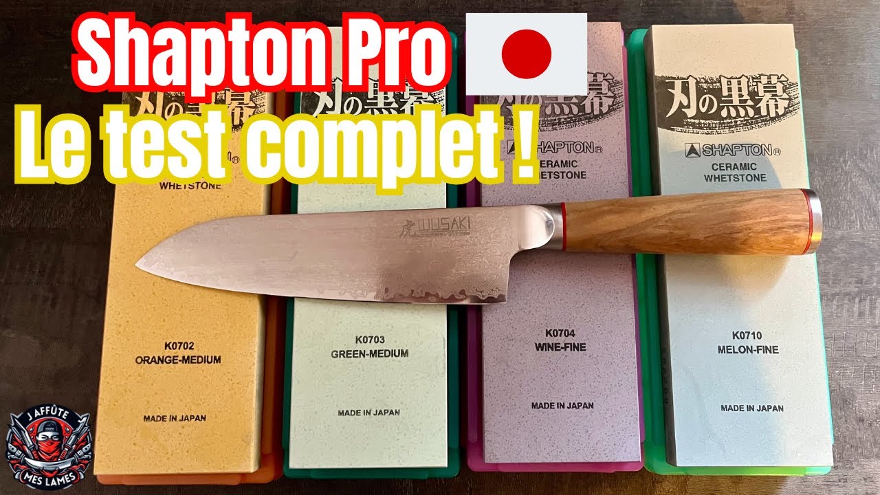 Shapton Pro : les meilleures pierres à aiguiser japonaises ?