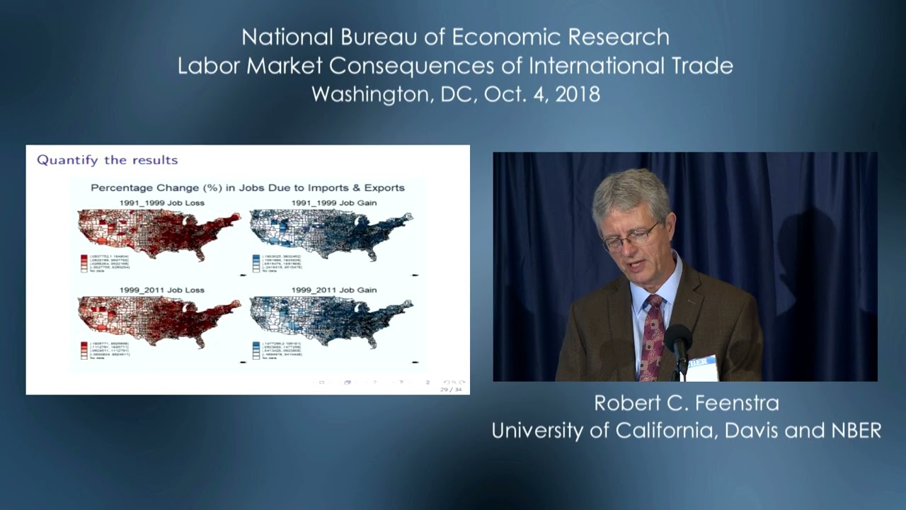 2018, Labor Market Consequences of International Trade, Robert Feenstra, "U.S. Exports and..."