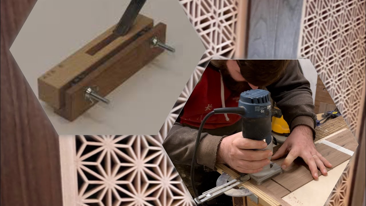 How to make kumiko patterns faster with a router