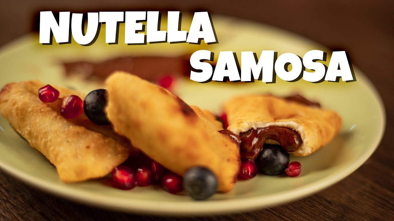 Easy Chocolate Samosa (Nutella)