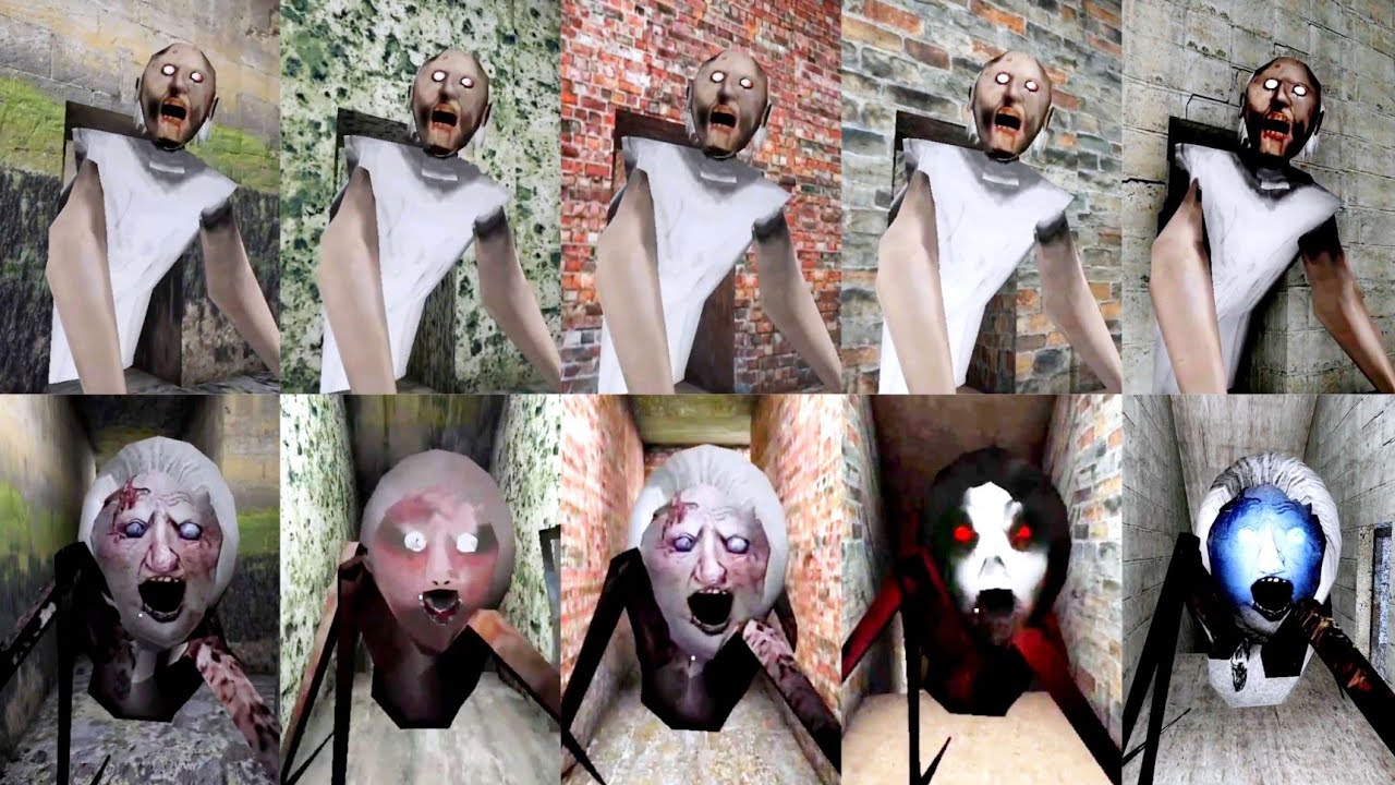 Granny 1.8.2 Latest Escape Endings With Slendrina's Mom In Granny All 7 Games Atmosphere | Mod