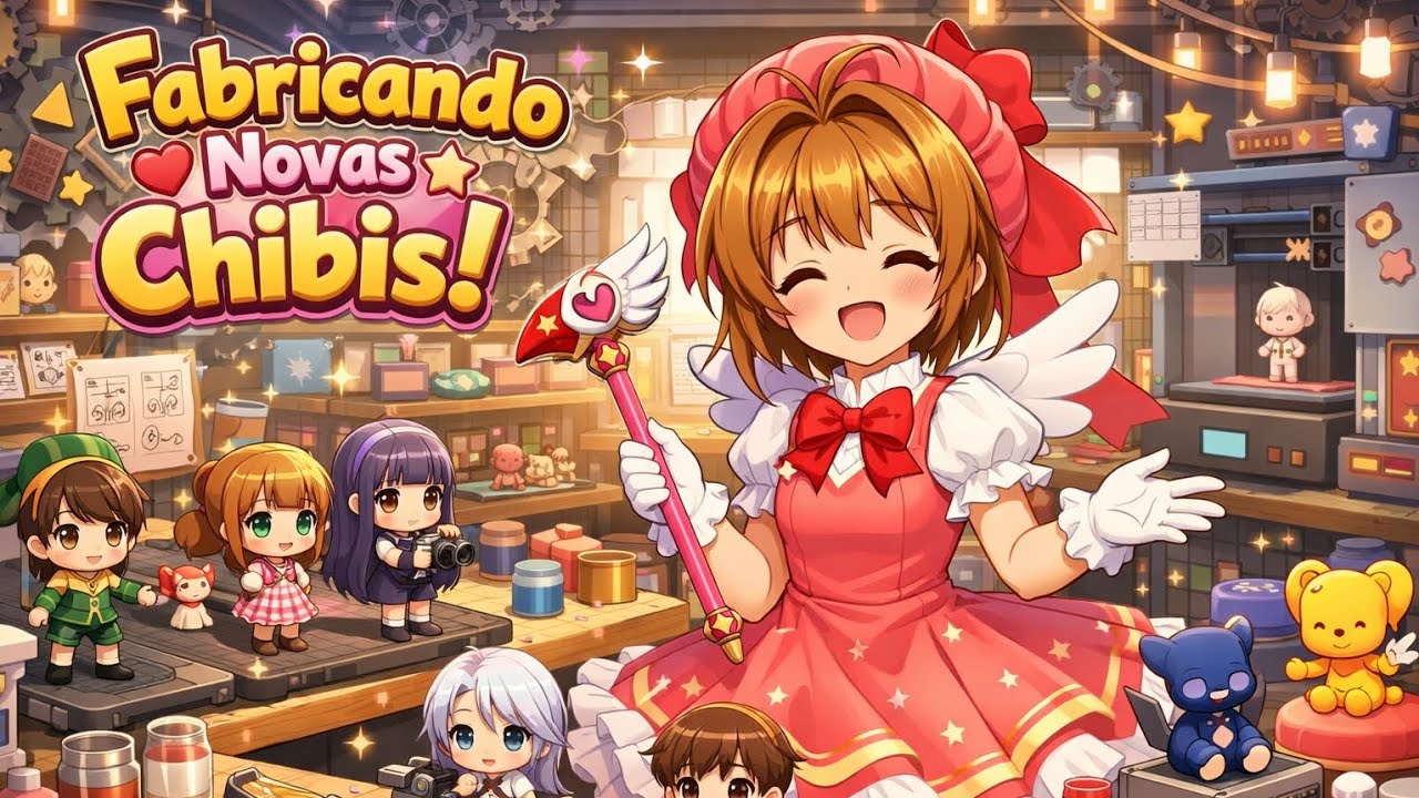 Fabricando Chibis Incríveis / Jogo Sakura Card Captor #anime #sakuracardcaptor