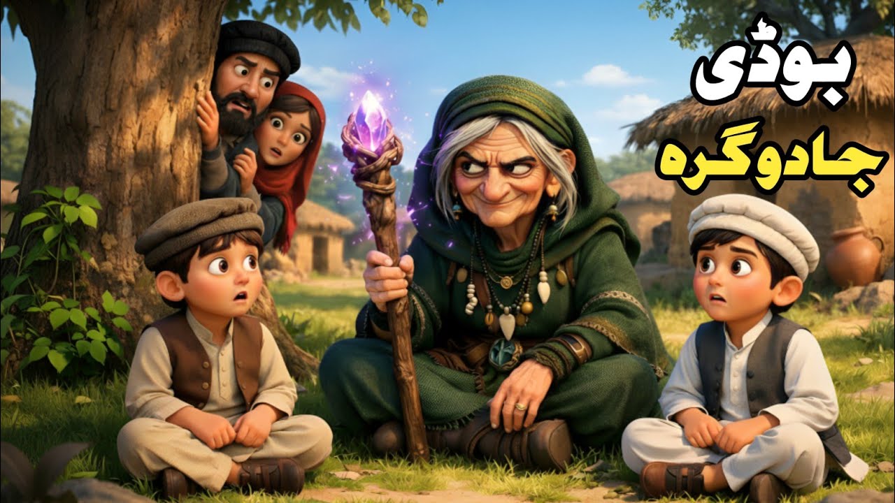 Old Witch || بوڈی جادوگرہ || Pashto Moral story ||