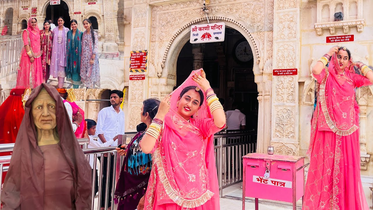 करणी माता मंदिर देशनोक//देखा करणी माता का आख़िरी रूप // आवड़ माता और नेड़ी माता के दर्शन