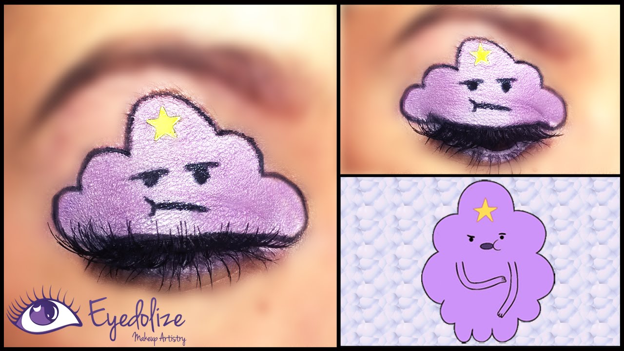 Lumpy Space Princess Adventure Time inspired eyeshadow by EyedolizeMakeup