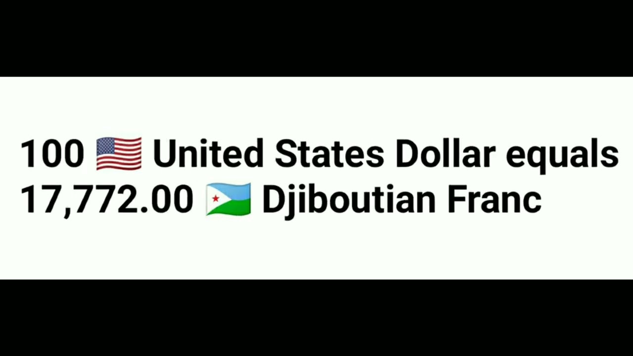 доллар США в джибутийский франк