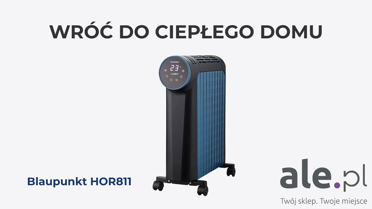 🔥 Inteligentny grzejnik Blaupunkt HOR811 z WiFi - Ogrzej dom smartfonem! 🔥