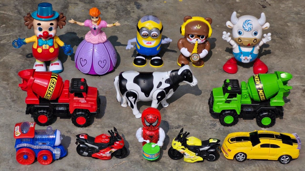 Hulk ne 5 dolls ko unke ghar pahochaya or Spiderman ne motorcycle ki help ki - gadi wala cartoon