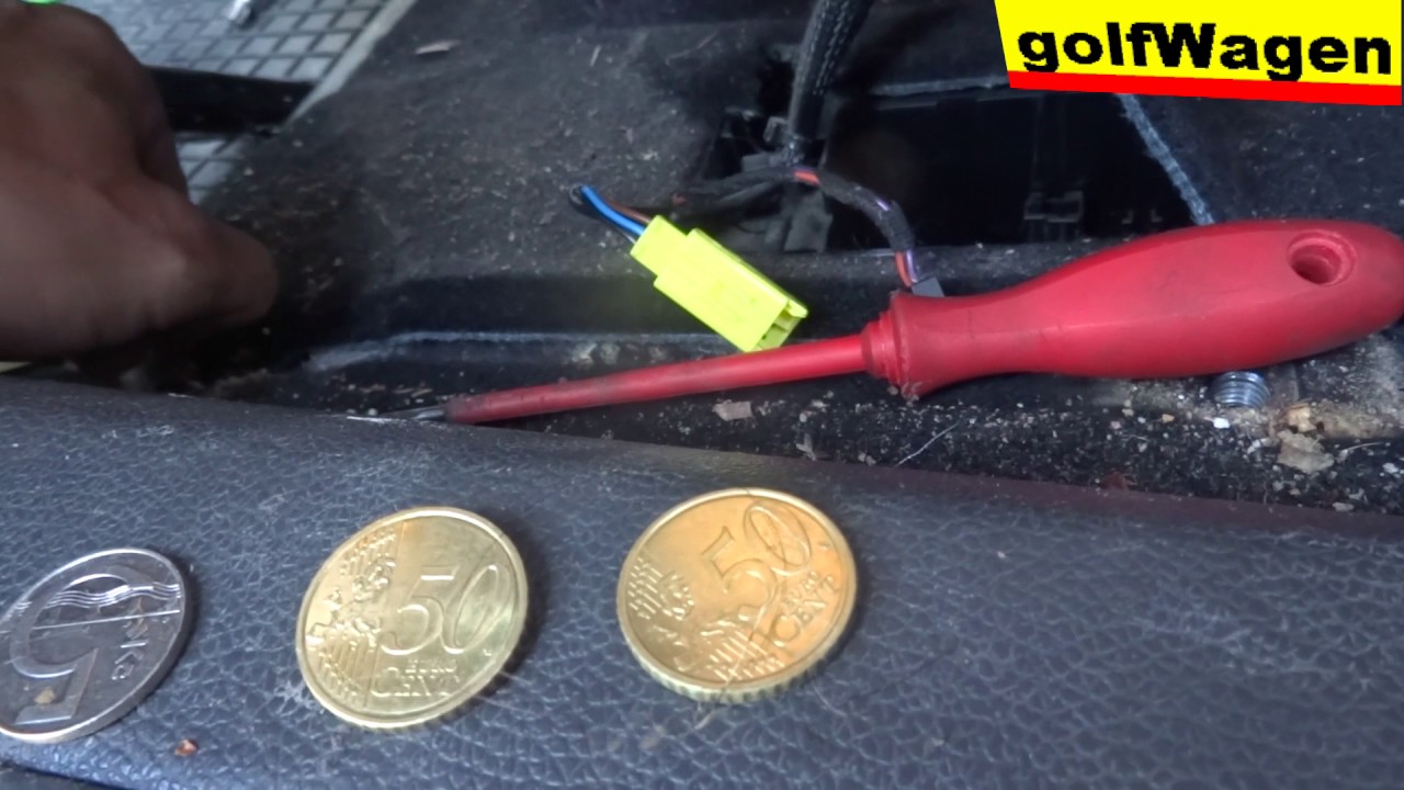 VW Golf 5 how removal front seat /how to make money on youtube/