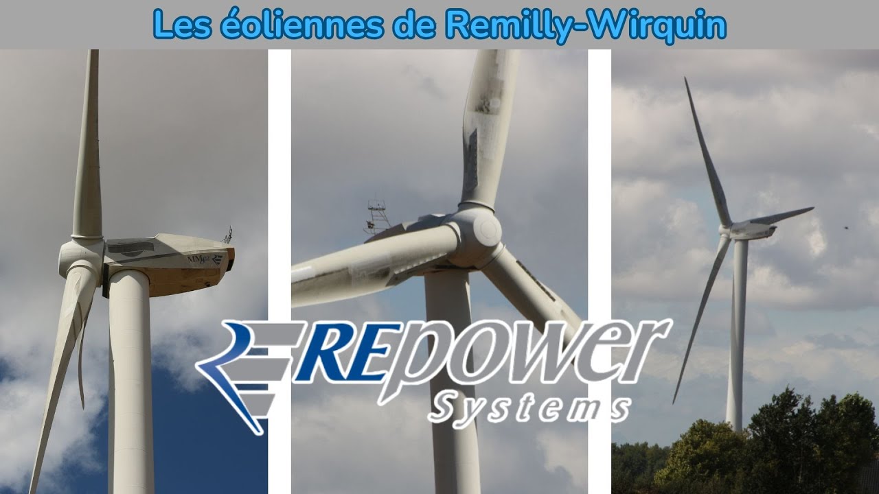 Des éoliennes REpower MM82 | Les Prés Hauts