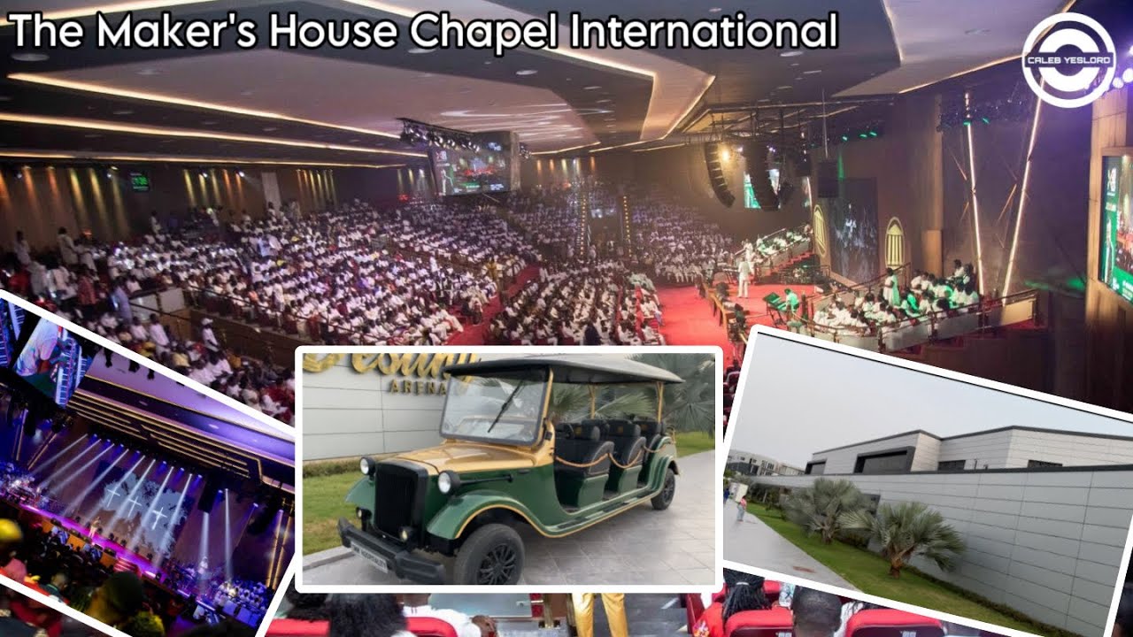 Inside one of the most luxurious church auditoriums in Africa - The Maker's House Chapel Ghana 🇬🇭