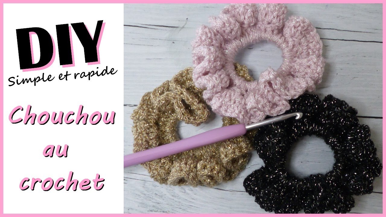 [DIY facile] : Chouchou au crochet, simple et rapide, pour débutant
