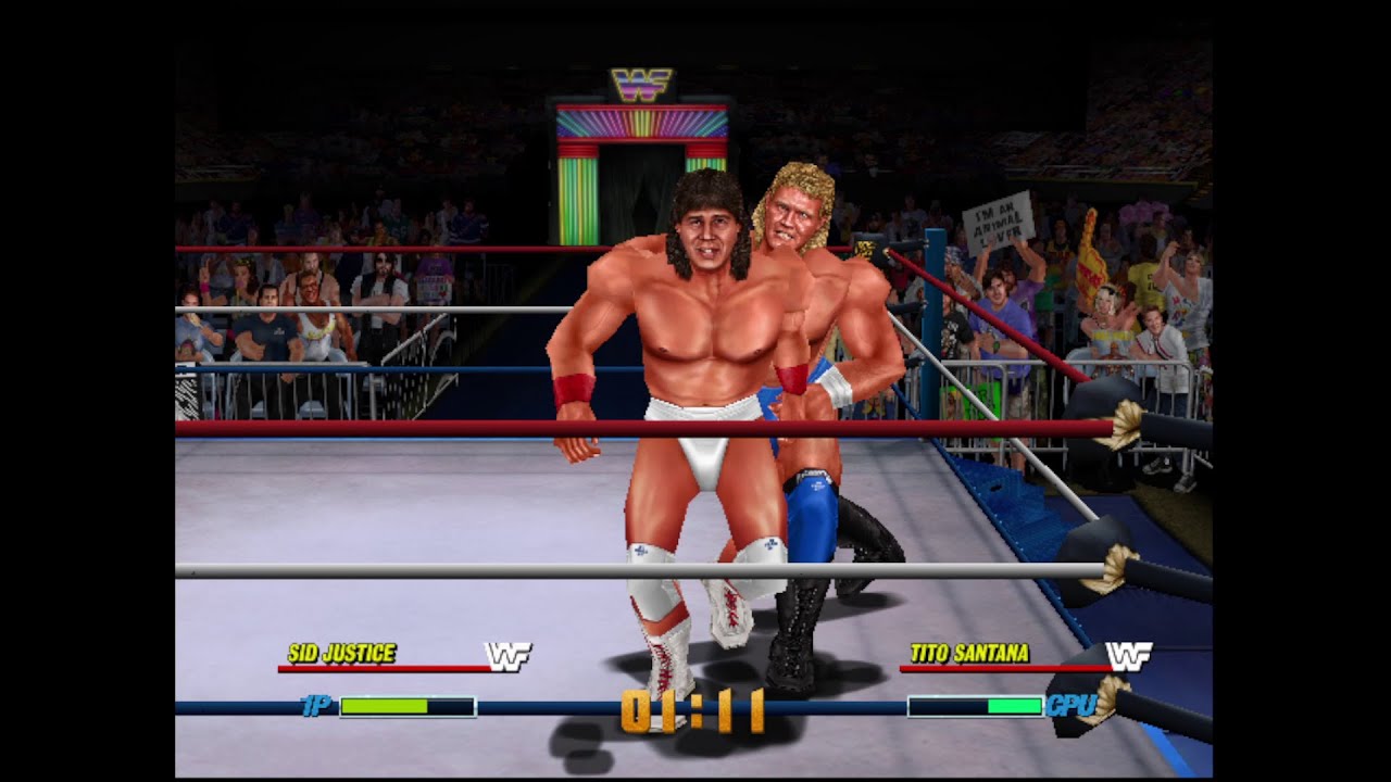 WWF Legends Challenge 64 Sid Justice vs Tito Santana